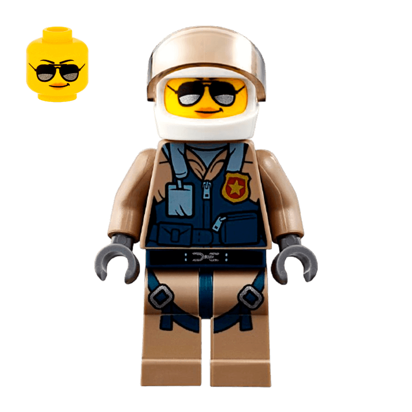 Фигурка Lego Police 973pb2918 Mountain Officer Female City cty0832 Б/У - Retromagaz