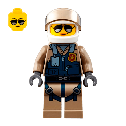 Фігурка Lego 973pb2918 Mountain Officer Female City Police cty0832 Б/У - Retromagaz