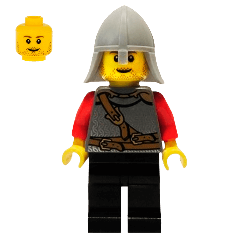Фигурка Lego Kingdoms Knight Lion Scale Mail Castle cas475 Б/У - Retromagaz
