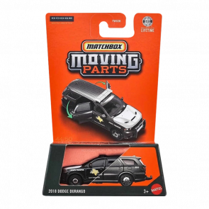 Тематическая Машинка Matchbox 2018 Dodge Durango Moving Parts 1:64 JRM97 Black - Retromagaz
