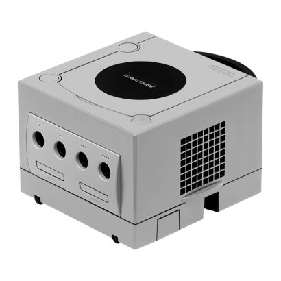 Консоль Nintendo GameCube Europe Модифицированная 32GB Silver + 5 Встроенных Игр Без Геймпада Нерабочий Привод Б/У - Retromagaz