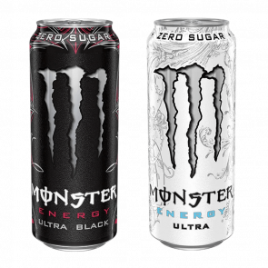 Набор Монохром (Напиток Энергетический Monster Energy Ultra Black + Ultra White) Набор Монохром (Напиток Энергетический Monster Energy Ultra Black + Ultra White) - Retromagaz