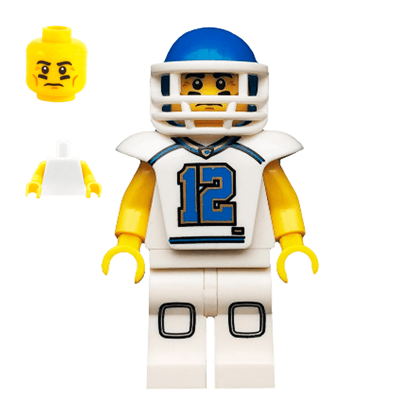 Фігурка Lego Series 8 Football Player Collectible Minifigures col08-5 col117 Б/У - Retromagaz
