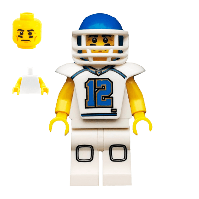 Фігурка Lego Football Player Collectible Minifigures Series 8 col117 Б/У - Retromagaz