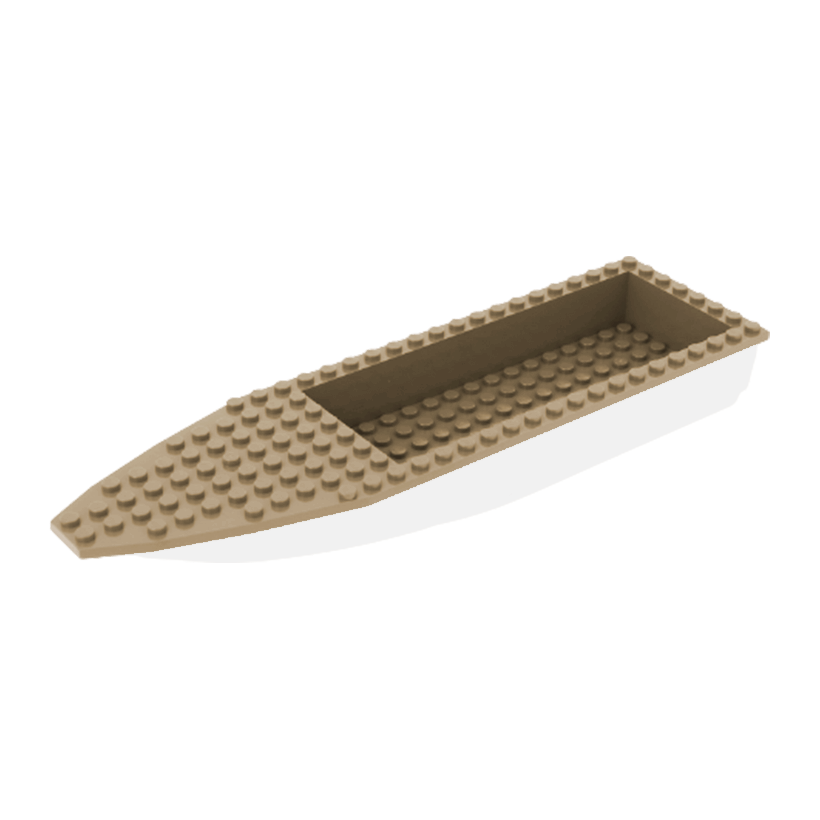 Для Судна Lego Основа Unitary 28 x 8 92710c05 92711 6244672 White Dark Tan Б/У - Retromagaz