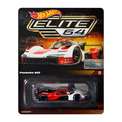 Машинка Premium Hot Wheels Porsche 963 Elite 64 1:64 JCP46 Red - Retromagaz