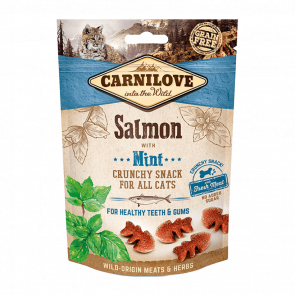 Ласощі для Котів Carnilove Crunchy Snack Salmon with Mint 50g - Retromagaz