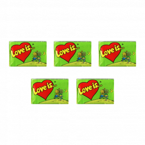 Жувальна Гумка 5шт Love is... Яблуко Лимон 4,2g - Retromagaz