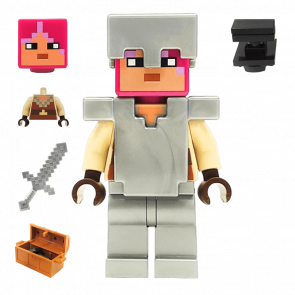 Фигурка Lego Knight with Chest and Anvil foil pack Games Minecraft 662309 Новый - Retromagaz