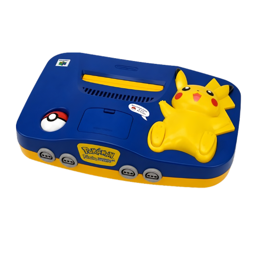 Консоль Nintendo N64 Pokemon Pikachu Limited Edition Europe Blue Без Геймпада Б/У - Retromagaz