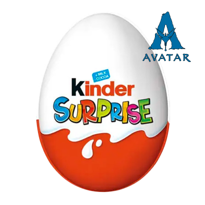 Шоколадне Яйце Kinder Surprise Avatar 20g 8000500026731 - Retromagaz