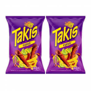 Набір Кранчі 2шт Takis Fuego Чілі Лайм 100g - Retromagaz