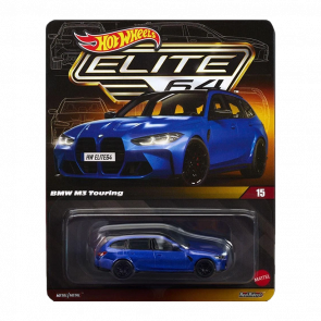 Машинка Premium Hot Wheels BMW M3 Touring Elite 64 1:64 HWR93 Blue Машинка Premium Hot Wheels BMW M3 Touring Elite 64 1:64 HWR93 Blue - Retromagaz