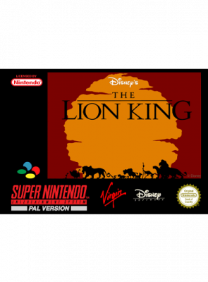 Игра Nintendo SNES The Lion King Europe Английская Версия Без Мануала Б/У - Retromagaz