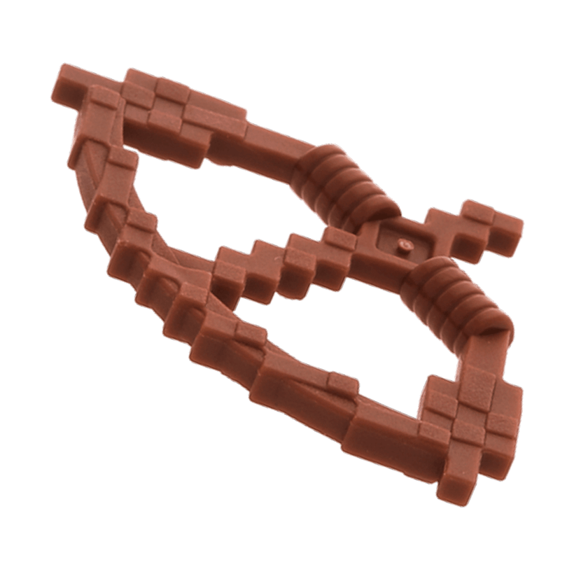 Оружие 2шт Lego Minecraft Bow with Arrow Pixelated 18792 6089103 Reddish Brown Б/У - Retromagaz