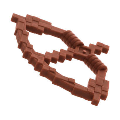 Зброя Lego Bow with Arrow Pixelated Minecraft 18792 6089103 Reddish Brown 4шт Б/У - Retromagaz