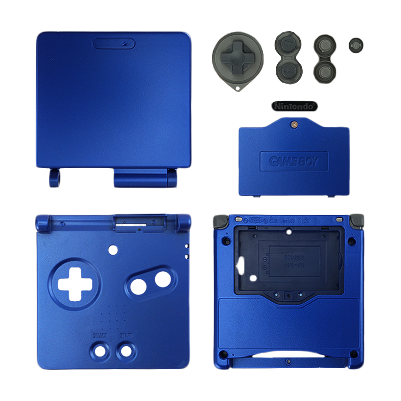 Корпус RMC Game Boy Advance SP Cobalt Blue Новый - Retromagaz