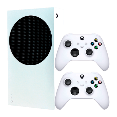 Набір Консоль Microsoft Xbox Series S 512GB White Новий  + Геймпад Бездротовий Controller Robot - Retromagaz