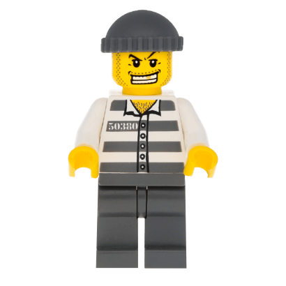 Фигурка Lego 973pb3375 Prisoner 50380 City Police cty0040 Б/У - Retromagaz
