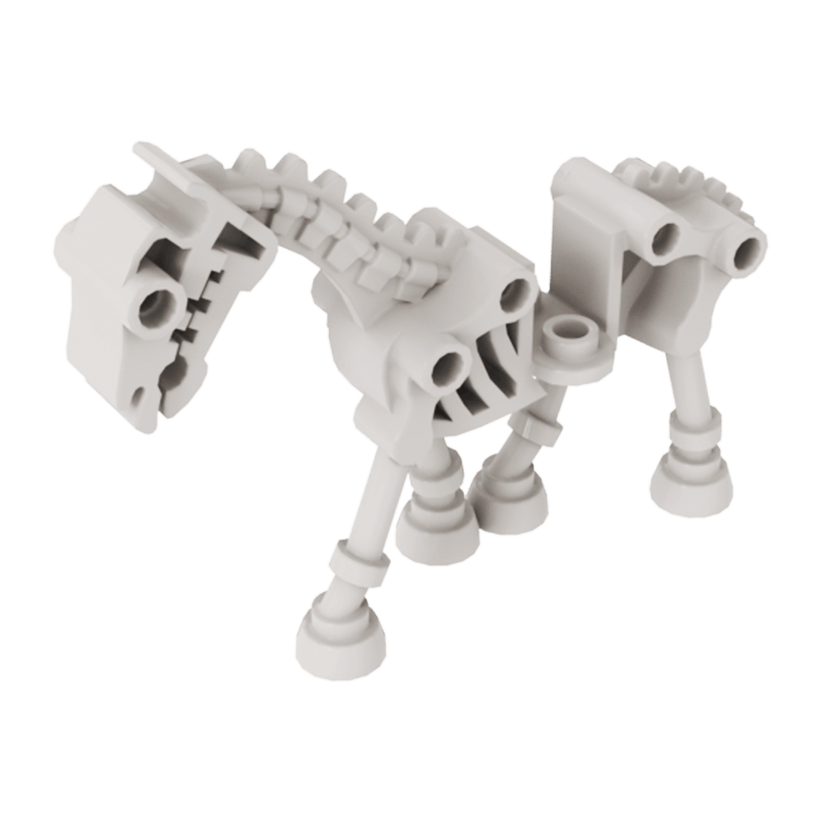 Фігурка Lego Animals Земля Horse Skeletal 59228 74463 1 4505107 White Б/У Нормальний - Retromagaz