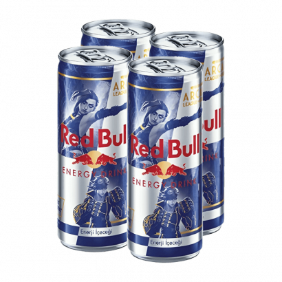 Набор Напиток Энергетический 4шт Red Bull Original Arcane League of Legends Limited Edition 250ml - Retromagaz