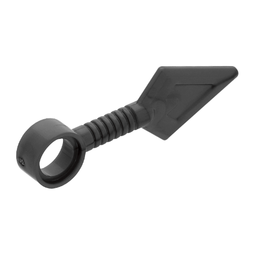 Оружие 2шт Lego Другое Kunai Spear Short with Pin Hole 98338 6001695 Pearl Dark Grey Б/У - Retromagaz