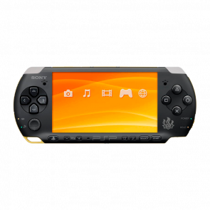 Консоль Sony PlayStation Portable Slim PSP-3ххх Monster Hunter 3 Limited Edition Модифицированная 32GB Gold Black + 5 Встроенных Игр Б/У