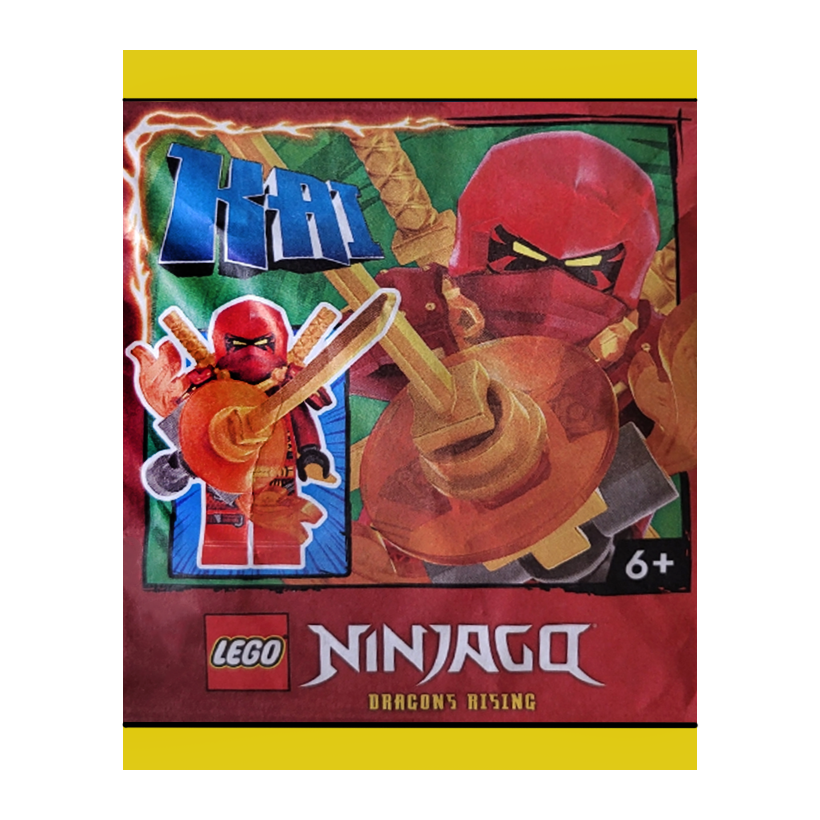 Конструктор Lego Фігурка Kai #2 Paper Bag Ninjago 892405 njo0870 Новий - Retromagaz