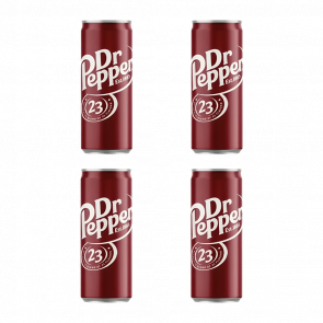 Набор Напиток Dr Pepper Regular 330ml 4шт - Retromagaz