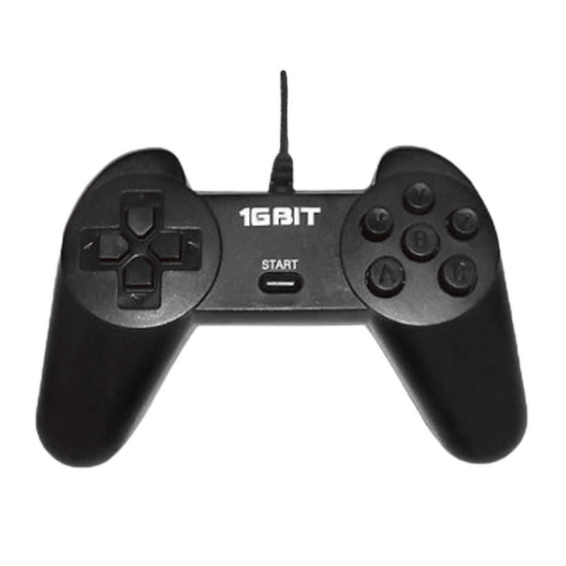 Геймпад Дротовий RMC Mega Drive Форма PlayStation Black Black 1.2m Новий - Retromagaz