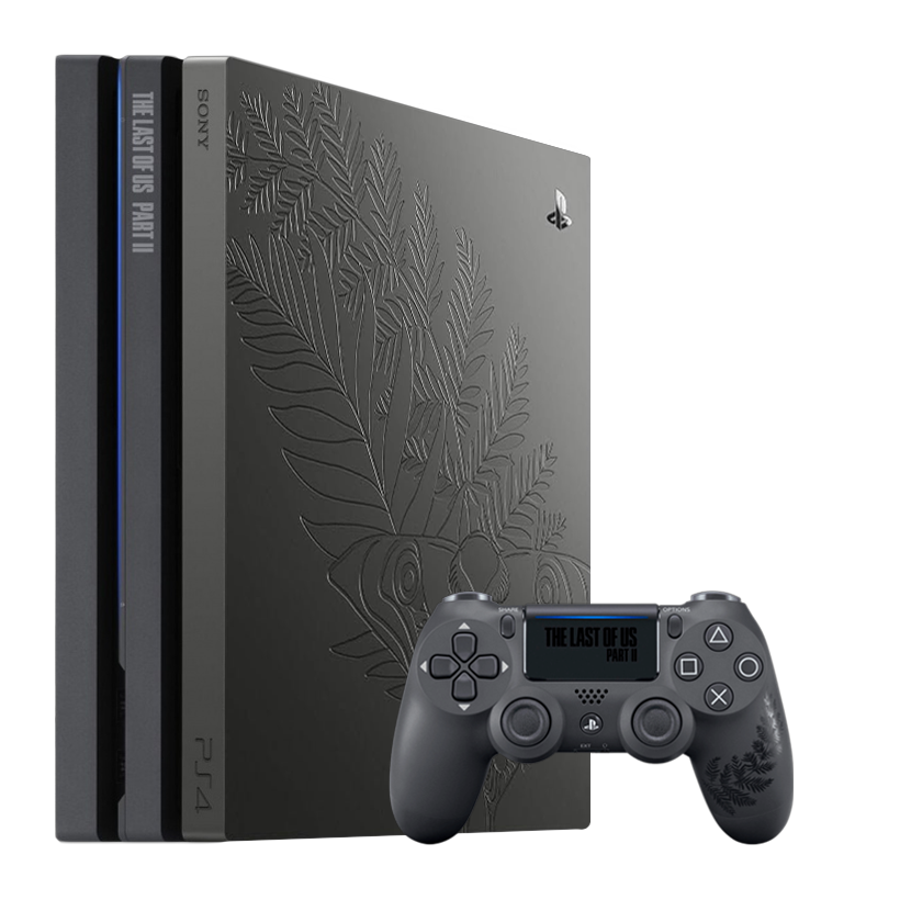 Набор Консоль Sony PlayStation 4 Pro CUH-72xx The Last of Us Part II Limited Edition 1TB Grey Б/У  + Геймпад Беспроводной DualShock 4 The Last of Us Part II Version 2 - Retromagaz