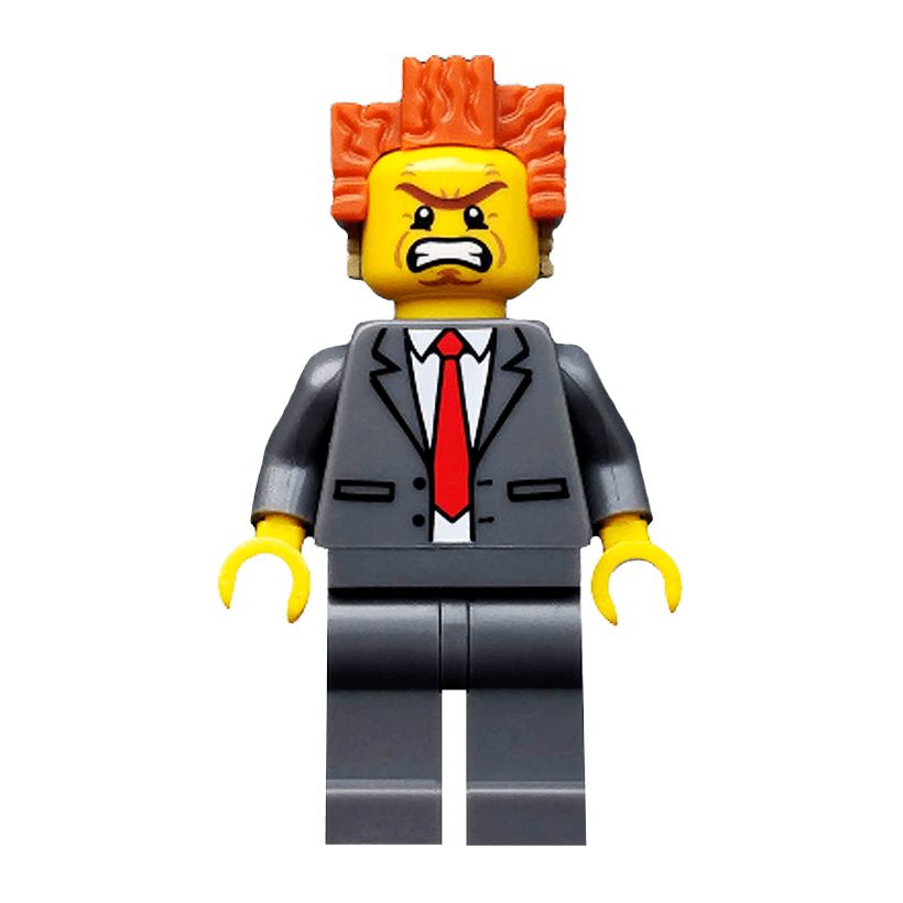 Фигурка Lego The Lego Movie President Business Buttoned Jacket and Bared Teeth Cartoons tlm084 tlmpresskit-1 Б/У - Retromagaz