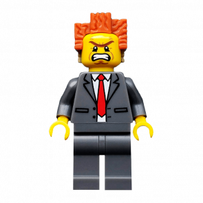Фигурка Lego President Business Buttoned Jacket and Bared Teeth Cartoons The Lego Movie tlm084 Б/У