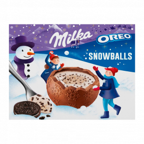 Шоколад Молочний Milka Snowballs Oreo 4 Pieces 112g