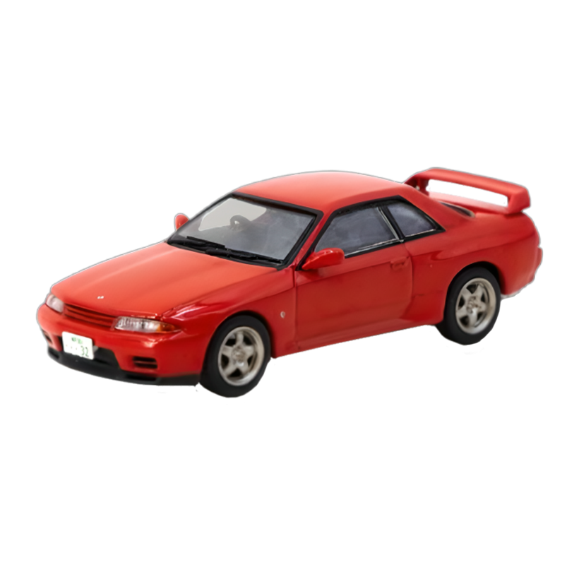 Машинка Premium Tarmac Works Nissan Skyline GT-R (BNR32) GLOBAL64 1:64 JC64-008-RD Red - Retromagaz