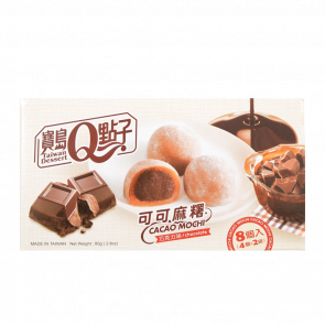 Тістечка Q Brand Моті Cacao Chocolate 80g - Retromagaz