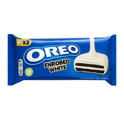 Печенье Oreo Enrobed White Белый Шоколад 41g - Retromagaz