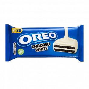 Печенье Oreo Enrobed White Белый Шоколад 41g - Retromagaz