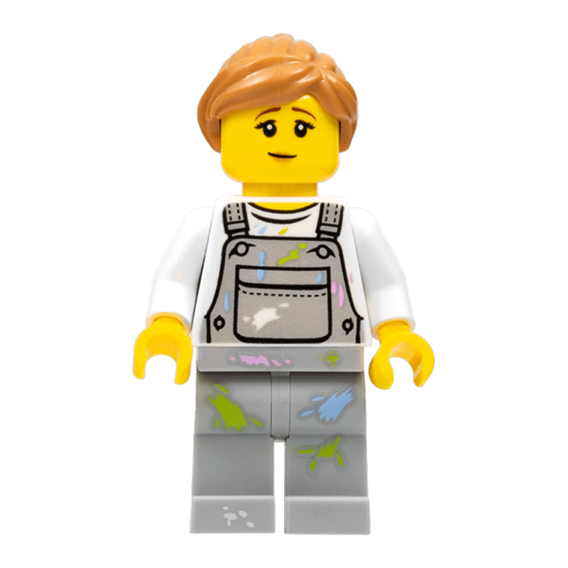 Фигурка Lego People 973pb2338 Fence Painter City cty0661 1 Б/У - Retromagaz