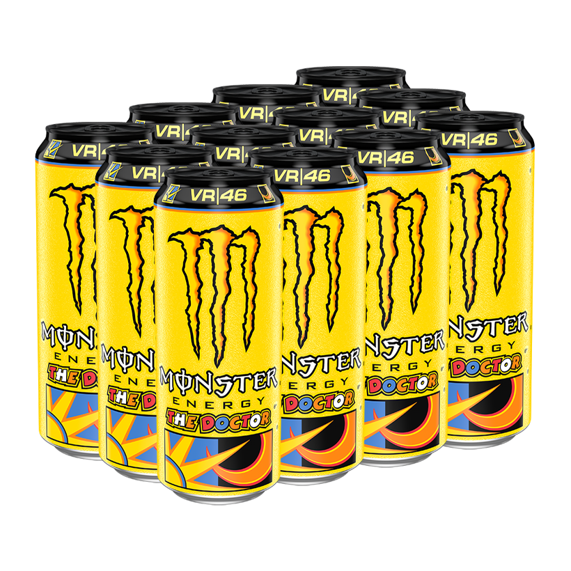 Набір Напій Енергетичний 12шт Monster Energy The Doctor 500ml - Retromagaz