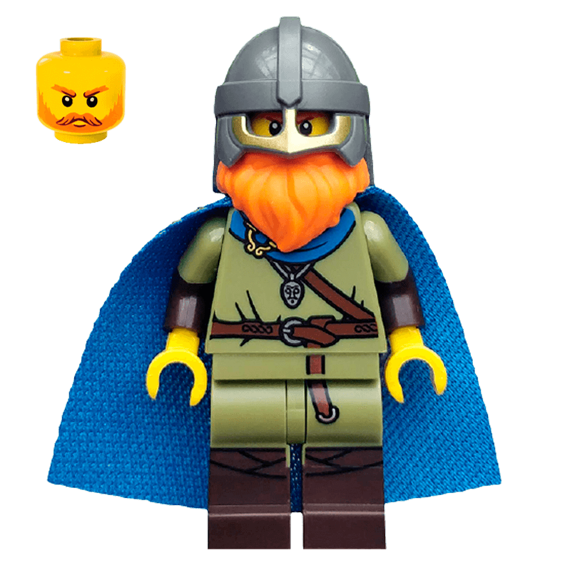 Фигурка Lego Series 20 Viking Collectible Minifigures col20-8 col365 Б/У - Retromagaz