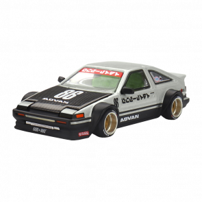 Машинка Premium Kaido House x MiNI GT Toyota AE86 Sprinter Trueno Kaido Street V2 1:64 KHMG218 White - Retromagaz