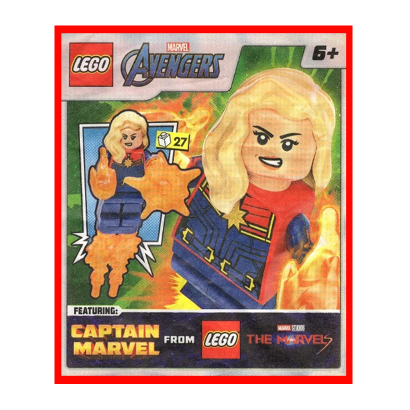 Конструктор Lego Фигурка Captain Marvel Super Heroes 242321 sh0911 Новый - Retromagaz