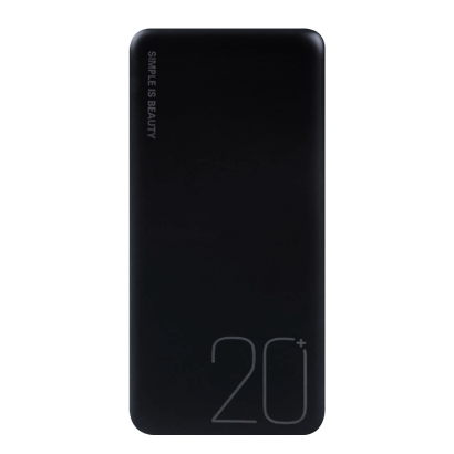 Портативний Акумулятор Power Bank XO PR183 Black 20000 mAh 10.5 W - Retromagaz