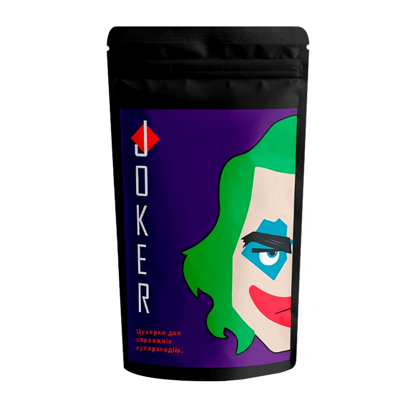 Драже Joker DC Custom с Арахисом в Цветной Глазури 130g - Retromagaz