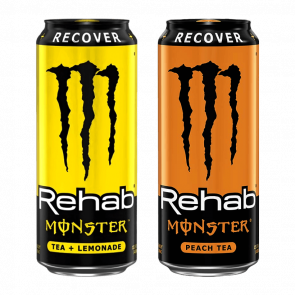 Набір Реабілітаційний (Monster Energy Rehab Чай з Персиком + Rehab Чай з Лимонадом) Набір Реабілітаційний (Monster Energy Rehab Чай з Персиком + Rehab Чай з Лимонадом) - Retromagaz