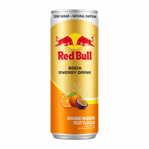 Напій Енергетичний Red Bull Orange Passion Fruit Без Цукру 250ml - Retromagaz