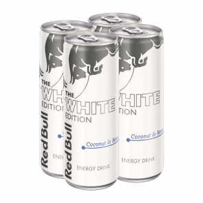 Набор Напиток Энергетический 4шт Red Bull White Edition Coconut 250ml Набор Напиток Энергетический 4шт Red Bull White Edition Coconut 250ml - Retromagaz
