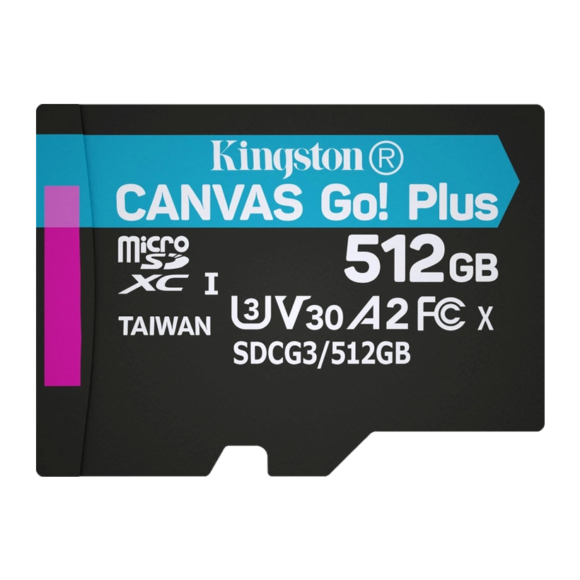 Карта Пам'яті Canvas Go! Plus UHS-I U3 V30 A2 + SD Adapter 512GB - Retromagaz