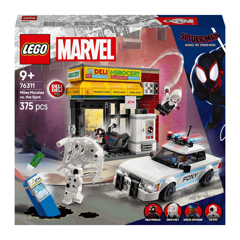 Конструктор Lego Всесвіт-Павук Майлз Моралес Проти Плями Marvel 76311 Новий - Retromagaz